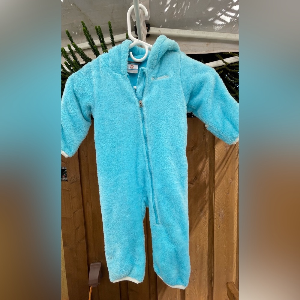 Columbia infant tiny bear bunting